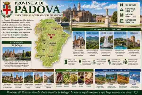 Provincia di Padova – Tra storia, cultura e Colli Euganei. 