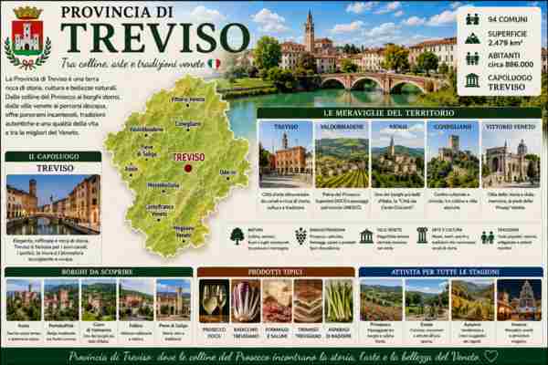 Provincia di Treviso – Tra colline, arte e tradizioni venete.