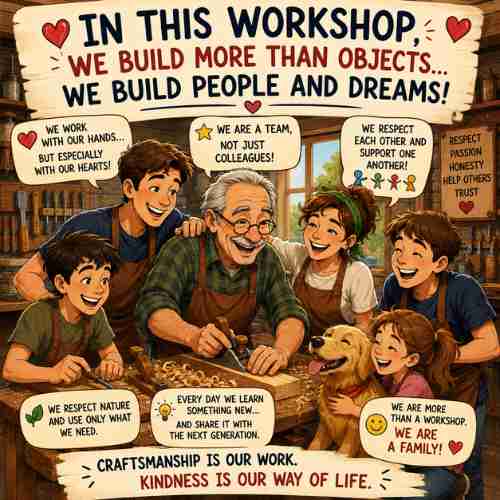 Many people may wonder why I chose to write stories about the world of craftsmanship.
